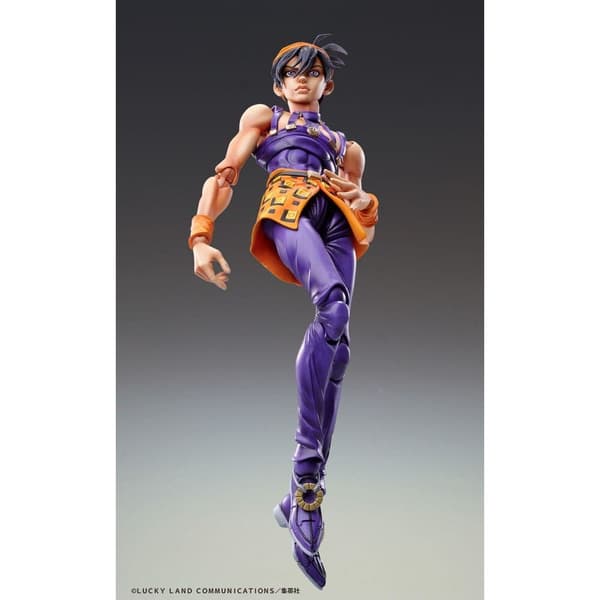 Jojos Bizarre Adventure Golden Wind Narancia Ghirga &#38; Aerosmith Chozokado figure 15cm