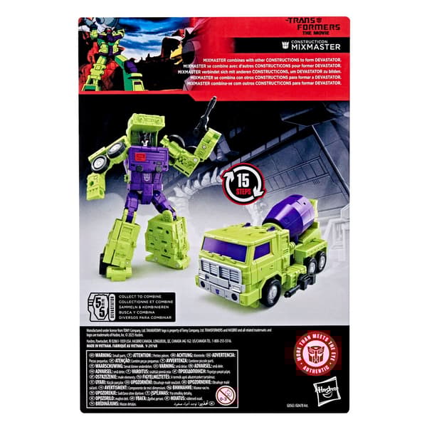 Transformers the Movie Studio Series Constructicon Mixmaster figure 11,5cm