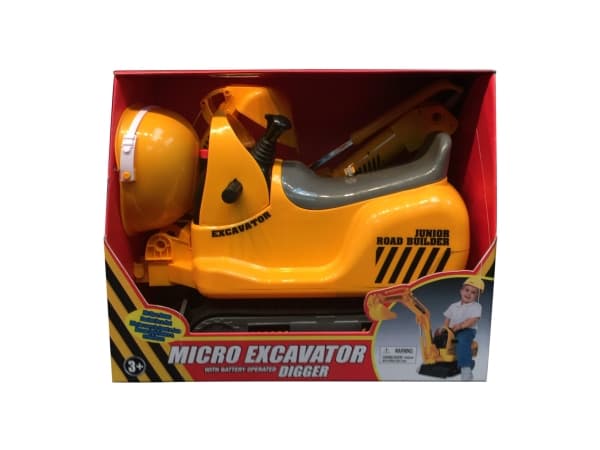 SKYTEAM Ride On Excavator With Helmet