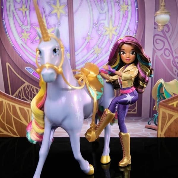 Dukke Spin Master Sophia Academia Unicornio Enhjørning 9 Dele