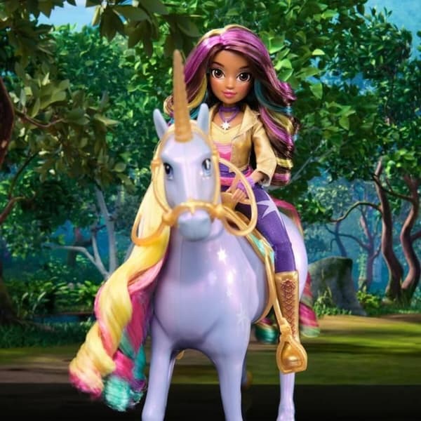 Dukke Spin Master Sophia Academia Unicornio Enhjørning 9 Dele