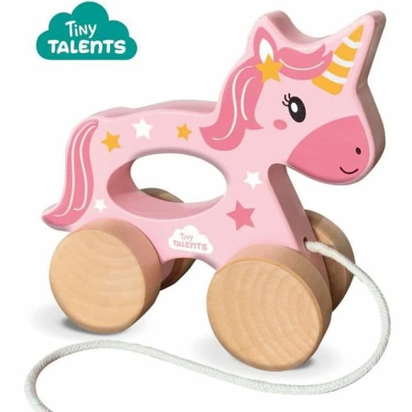 Ledad figur SES Creative Unicornio de madera 2 en 1 Enhörning