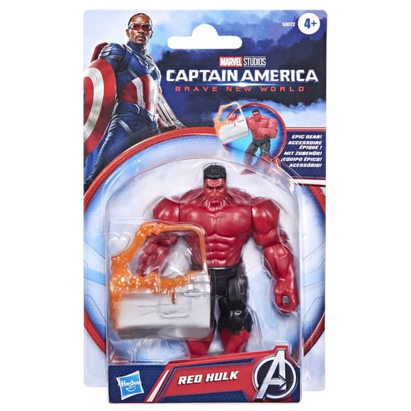 Avengers 10 cm Deluxe Actionfigur Red Hulk
