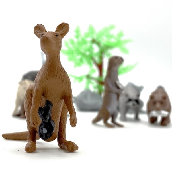 WOOPIE Wildlife Figurer Sæt – 15 Dele