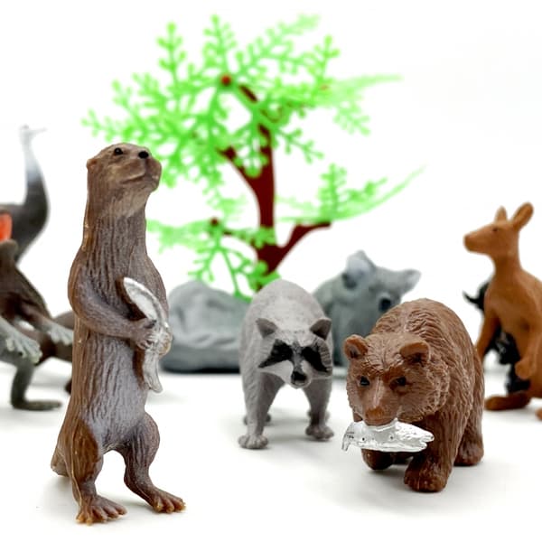 WOOPIE Wildlife Figurer Sæt – 15 Dele