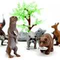 Miniatyrbillede 4 af 8: WOOPIE Wildlife Figurer Sæt – 15 Dele