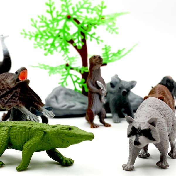 WOOPIE Wildlife Figurer Sæt – 15 Dele