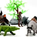 Miniatyrbillede 5 af 8: WOOPIE Wildlife Figurer Sæt – 15 Dele