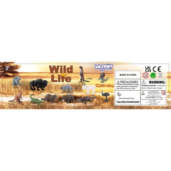 WOOPIE Wildlife Figurer Sæt – 15 Dele