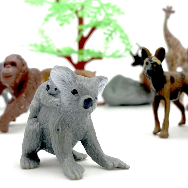 WOOPIE Wildlife Figuurit 15 kpl sarja - versio 1