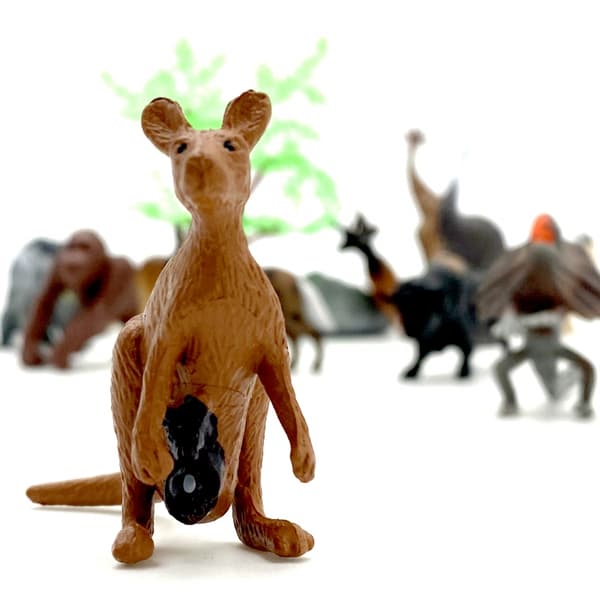 WOOPIE Wildlife Figuurit 15 kpl sarja - versio 1