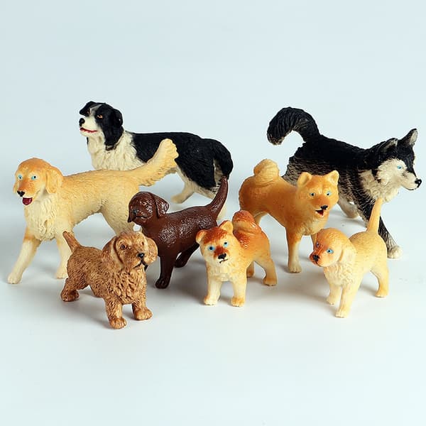 WOOPIE sæt med 16 hundefigurer