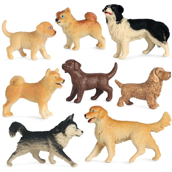 WOOPIE sæt med 16 hundefigurer