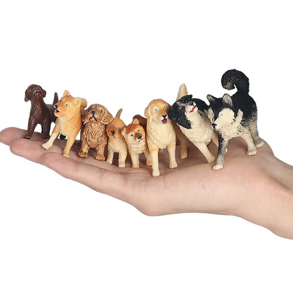 WOOPIE sæt med 16 hundefigurer