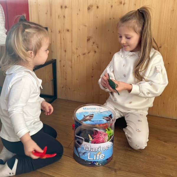 WOOPIE Set med Havsdjursfigurer, 33 delar