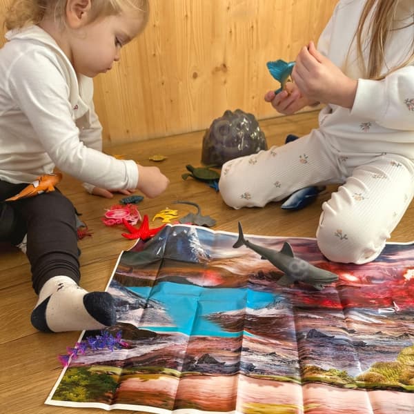 WOOPIE Set med Havsdjursfigurer, 33 delar