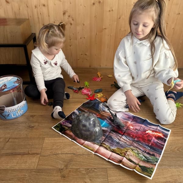 WOOPIE Set med Havsdjursfigurer, 33 delar