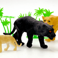 Miniatyrbillede 5 af 7: WOOPIE Safari dyrefigursæt – 34 dele