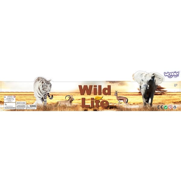 WOOPIE Safari dyrefigursæt – 34 dele