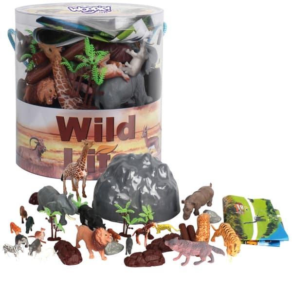 WOOPIE Safari dyrefigursæt – 34 dele