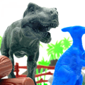 Miniatyrbillede 10 af 11: WOOPIE sæt med dinosaurfigurer, 40 dele