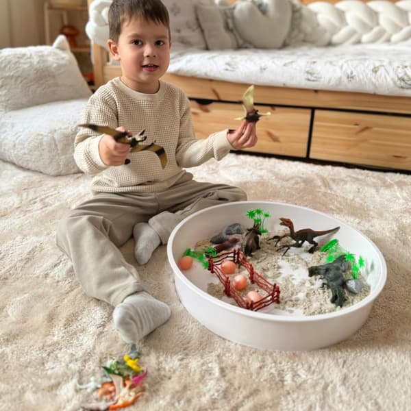 WOOPIE sæt med dinosaurfigurer, 40 dele