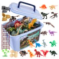 Miniatyrbillede 1 af 11: WOOPIE sæt med dinosaurfigurer, 40 dele