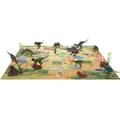 Miniatyrbillede 3 af 7: WOOPIE Stort sæt dinosaurer XXL figurer + tæppe "Forhistorisk verden"