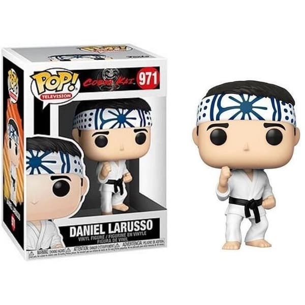 Statyett COBRA KAI - Bobble Head POP N° 971 - Daniel LaRusso- USED