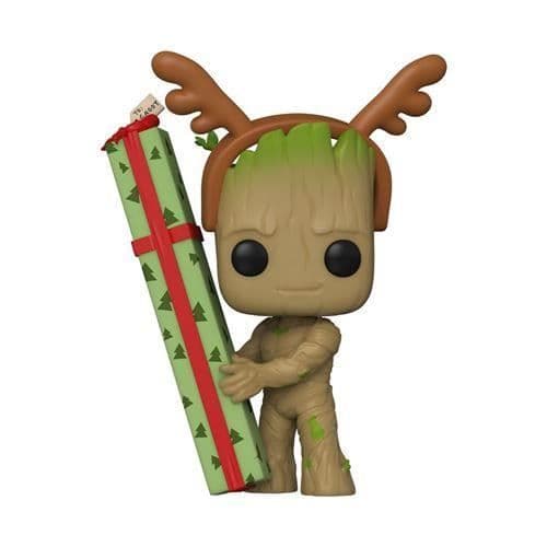 Funko Pop Marvel The Guardians of the Galaxy Holiday Groot 1105 figur- USED