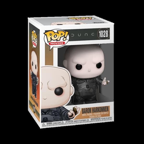 POP Dune Baron Harkonnen Figur - FUNKO - 9cm - Svart - Interiör- USED