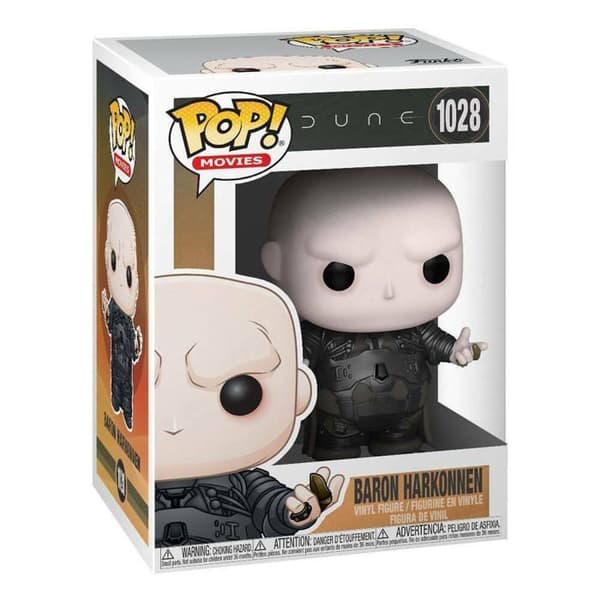 POP Dune Baron Harkonnen Figur - FUNKO - 9cm - Svart - Interiör- USED