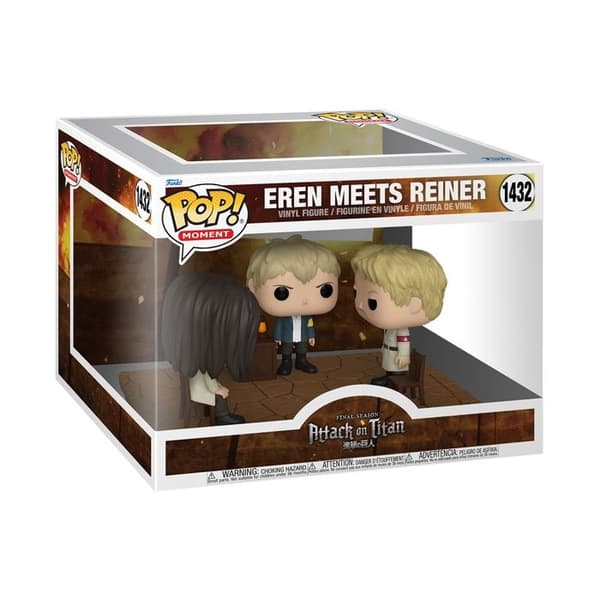 Funko Pop! Moment: Attack on Titan Final Season - Eren möter Reiner- USED