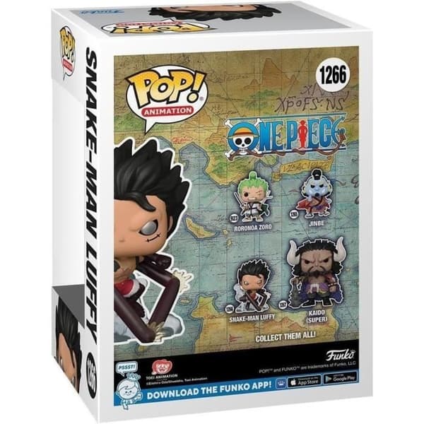 Figur - FUNKO POP - One Piece Animation - Snake-Man Monkey D. Luffy - 1 266