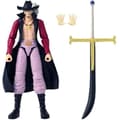 Miniatyrbillede 2 af 5: Anime Heroes Ledad Figur - BANDAI - One Piece - Dracule Mihawk Hawkeye - 17 cm