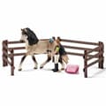 Miniatyrbild 1 av 2: Playset Schleich Andalusian horses care kit