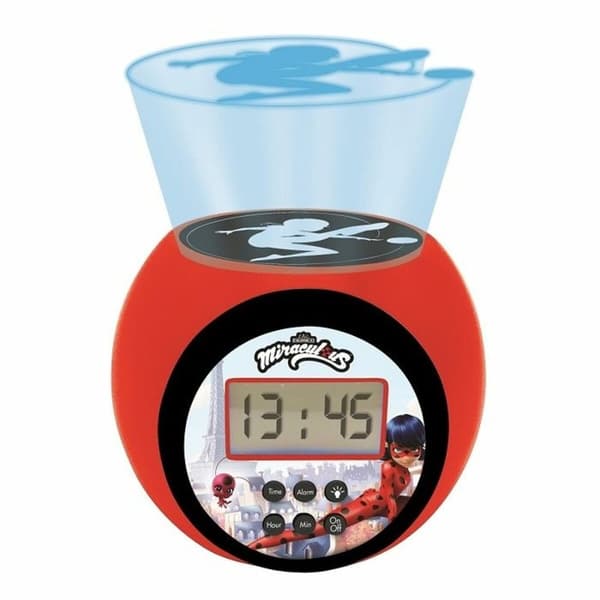 Clockradio med LCD-projector Lexibook