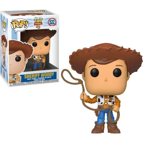 Funko Pop! Disney: Toy Story 4 - Woody- USED