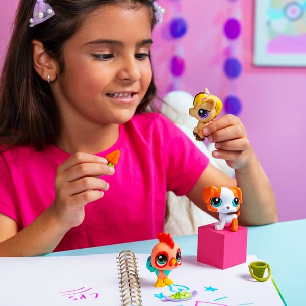 Littlest Pet Shop Pet Trio in Tube s3 Barnyard Pets