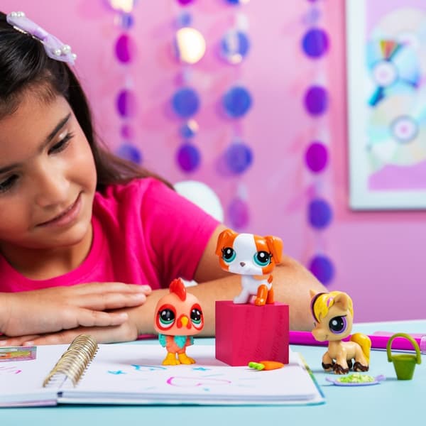 Littlest Pet Shop Pet Trio in Tube s3 Barnyard Pets