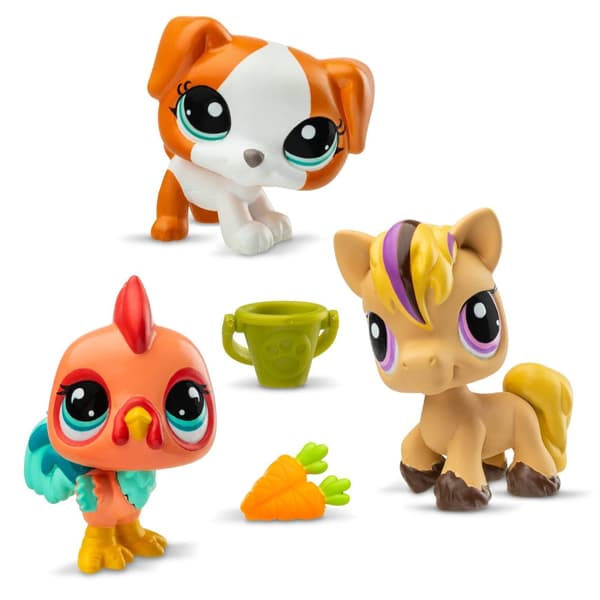 Littlest Pet Shop Pet Trio in Tube s3 Barnyard Pets