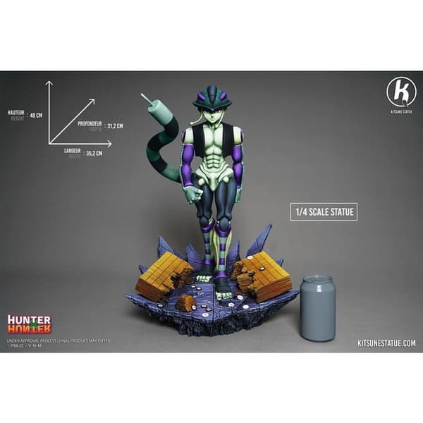 Kitsune - Legendfigur - Hunter × Hunter - Meruem 1/4 Staty 48cm
