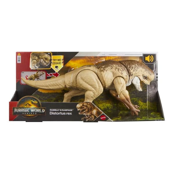 Jurassic World Rebirth Rumble n Rampage Distortus rex