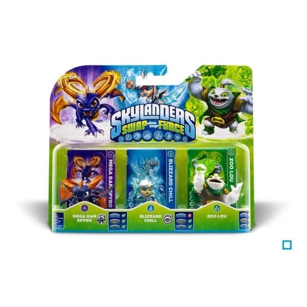 Triple Pack B Skylanders Swap Force- USED