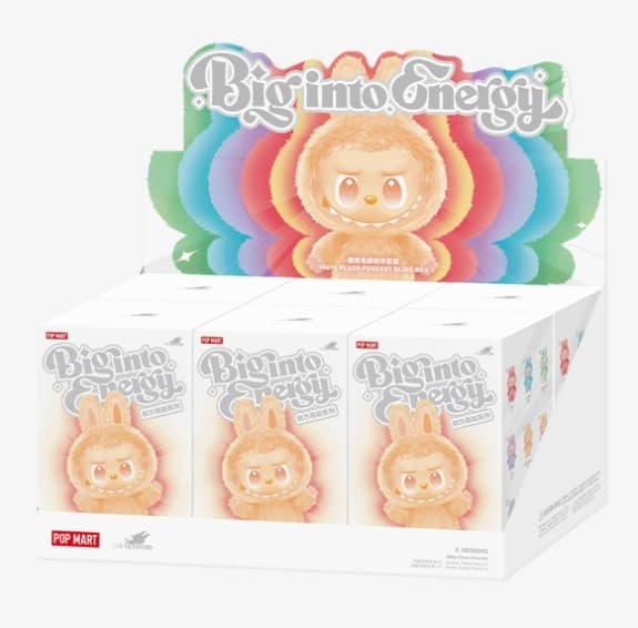 Pop Mart Labubu THE MONSTERS Big into Energy Series Vinyl Plush Blind Box 6PACK - V3.0-Mystery