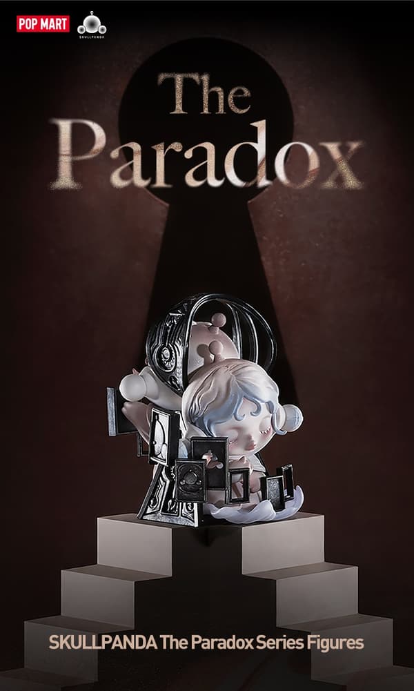 POP MART SKULLPANDA Paradox-sarjan figuurit 1kpl/12kpl sokealaatikko