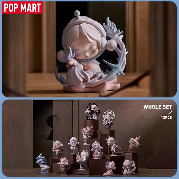 POP MART SKULLPANDA Paradox-sarjan figuurit 1kpl/12kpl sokealaatikko