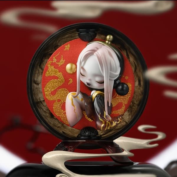 POP MART SKULLPANDA Mirage-sarjan figuurit Mystery Box 1 kpl/9 kpl POP MART sokealaatikko Toimintafiguuri söpö lelu