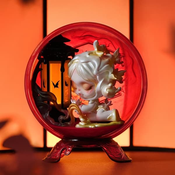 POP MART SKULLPANDA Mirage-sarjan figuurit Mystery Box 1 kpl/9 kpl POP MART sokealaatikko Toimintafiguuri söpö lelu