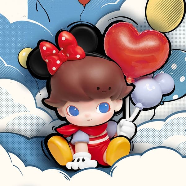 POP MART DIMOO WORLD × DISNEY Series Figuurit Blind Box 1PC/12PCS Mystery Box
